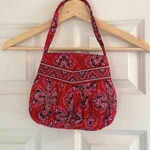 Vera Bradley Frankly Scarlet Hannah Bag